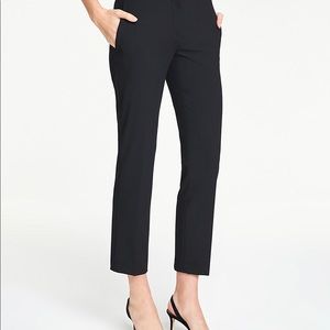 Ann Taylor Black Petite Devin Ankle Fit Pants